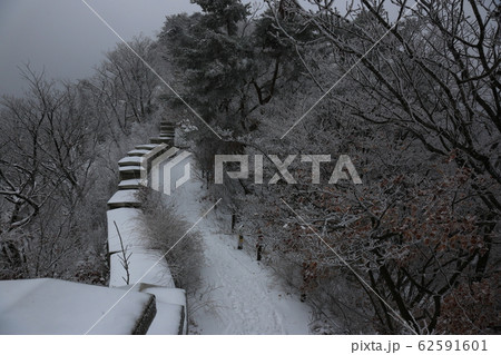 北朝鮮産 雪景色 冬 62591601