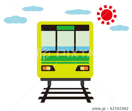 電車 列車 鉄道 アイコンのイラスト素材
