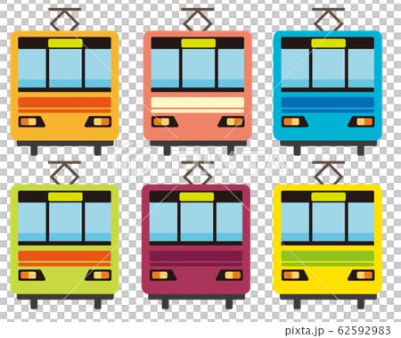 電車　列車　鉄道　アイコン 62592983