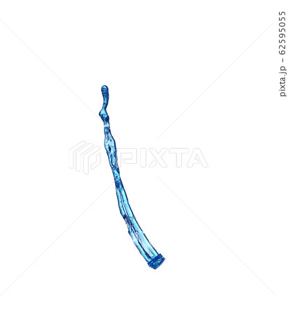 Blue splash closeup shoot, isolated on white Blue splash closeup shoot, isolated on white 62595055