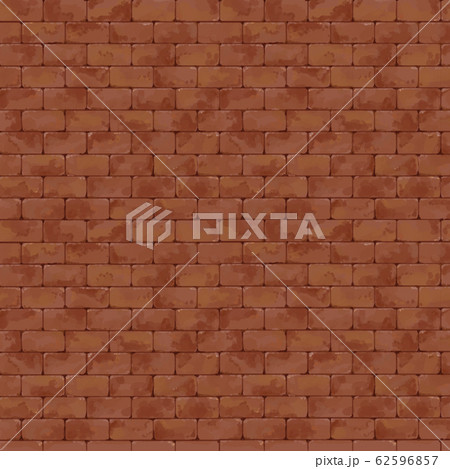手描き風 レンガ 煉瓦 背景 画像素材 62596857