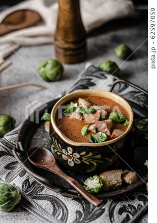 Delicious homemade goulash soup 62597059