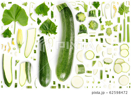 Zucchini Collection Abstract 62598472