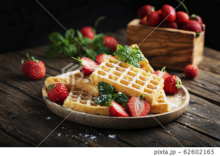 Homemade sweet waffle Homemade sweet waffle 62602165