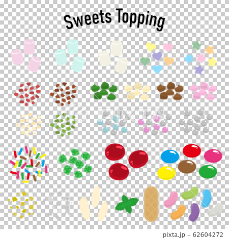 糖果打頂的插圖 62604272