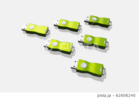 USBメモリ　メディアのコピー(3DCG：白バック) 62606240