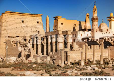 The ruins of the central temple of Amun-Ra, on the 62607613