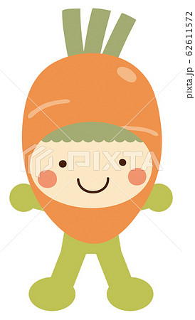 きぐるみ野菜キャラクター ニンジン きぐるみ野菜キャラクター ニンジン 62611572