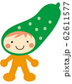 きぐるみ野菜キャラクター　キュウリ 62611577