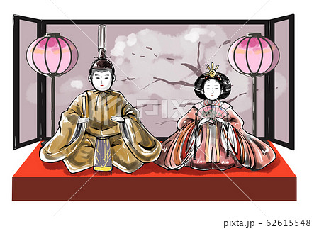 雛人形(白屏風) 雛人形(白屏風) 62615548