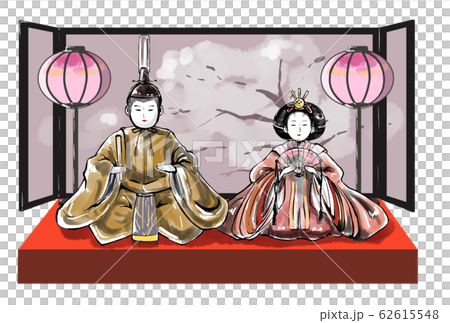 雛人形(白屏風) 雛人形(白屏風) 62615548