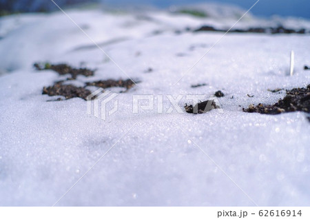 畑の雪景色 62616914