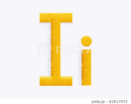 Letter Alphabet I Illustrationのイラスト素材