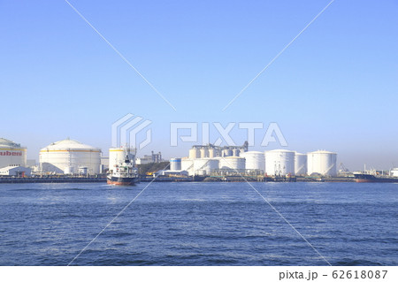 クルーズ船から見る千葉港の風景 クルーズ船から見る千葉港の風景 62618087