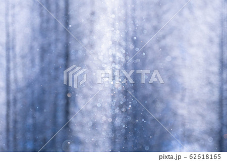 北海道 霧氷とダイヤモンドダスト 冬の美瑛の写真素材