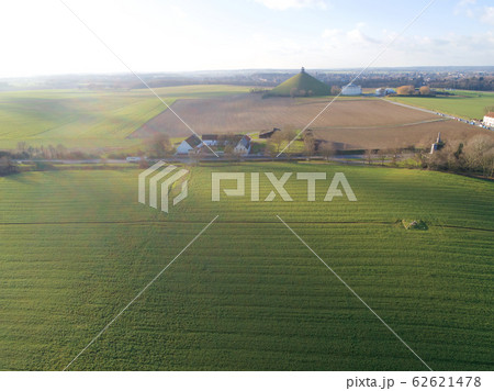 Aerial view of agriculture farmland during clouded day Aerial view of agriculture farmland during clouded day 62621478