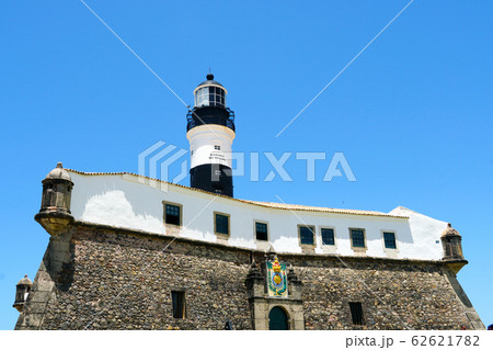 Farol da Barra, Barra Lighthouse, in Salvador, Bahia, Brazil.  62621782