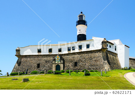 Farol da Barra, Barra Lighthouse, in Salvador, Bahia, Brazil. Farol da Barra, Barra Lighthouse, in Salvador, Bahia, Brazil. 62622171