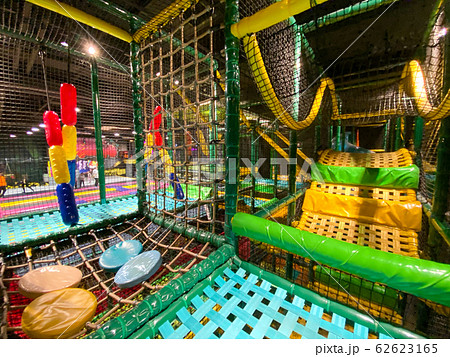 Indoor modern children playground. Indoor modern children playground. 62623165