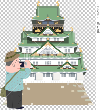 Osaka Castle and travelers Osaka Castle and travelers 62624318