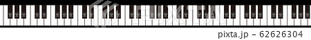 ピアノ 鍵盤 短い。鍵盤の白部分を短くしスペース調整。帯 ピアノ 鍵盤 短い。鍵盤の白部分を短くしスペース調整。帯 62626304