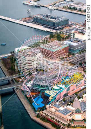 日本の横浜都市景観 横浜・観覧車などを望む=2020年2月4日撮影 日本の横浜都市景観 横浜・観覧車などを望む=2020年2月4日撮影 62626421