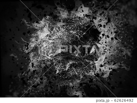 爆弾が爆発して粒子が飛び散る 62626492