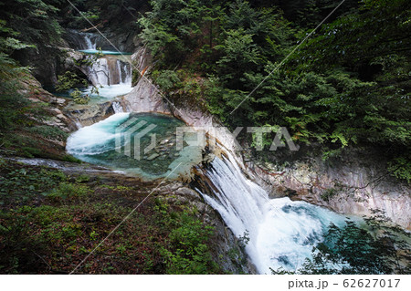 山梨県/ 西沢渓谷 七ツ釜五段の滝（七つ釜五段の滝） 62627017