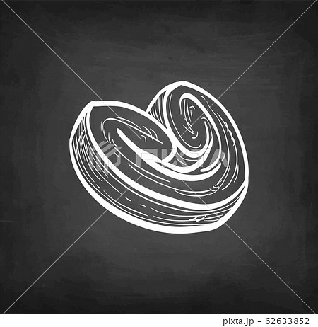 Chalk sketch of palmier. 62633852