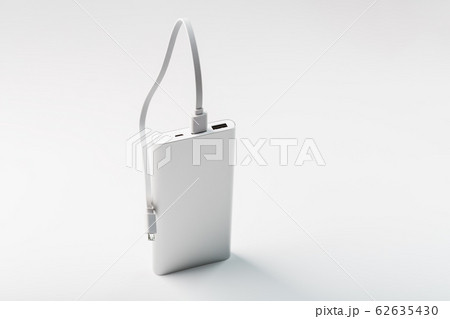 Power Bank for charging your smartphone on a white Power Bank for charging your smartphone on a white 62635430