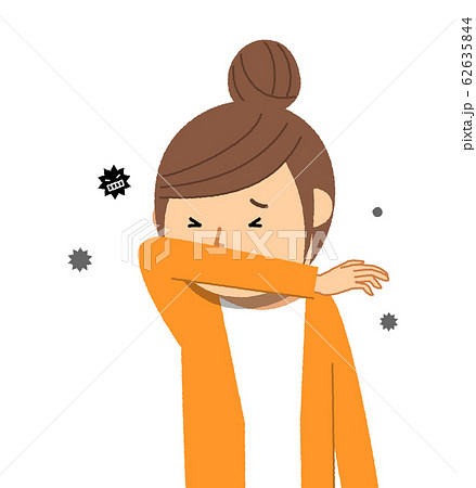 若い女性　風邪　インフルエンザ 62635844