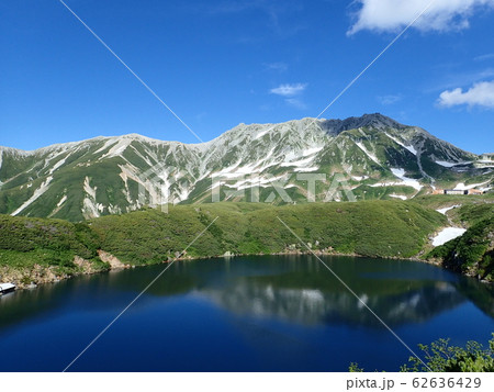 夏のミクリガ池と立山連峰(雄山) 撮影場所:室堂 夏のミクリガ池と立山連峰(雄山) 撮影場所:室堂 62636429