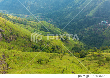 Mountain landscape, green slopes. Beauty of Mountain landscape, green slopes. Beauty of 62636632