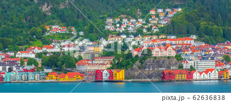 Bergen, Norway view with colorful houses Bergen, Norway view with colorful houses 62636838