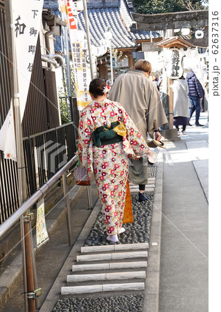 足ふみ健康ロード（参道） 川越熊野神社　川越市 62637316