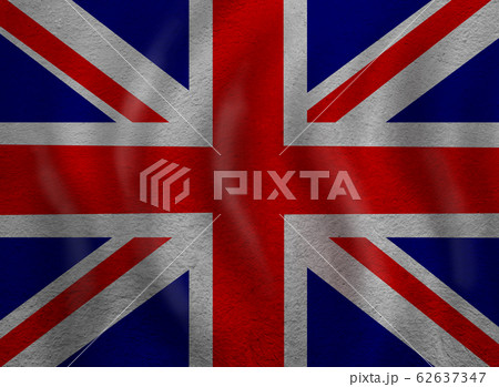 Old banner on the UK flag background. Old banner on the UK flag background. 62637347