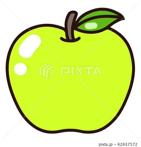 青りんごのイラスト素材 62637572 Pixta