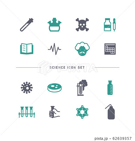 SCIENCE ICON SET 62639357