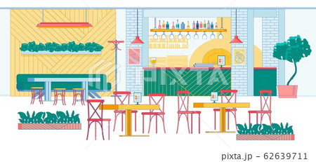 Fresh Cafe Interior with Proper Nutrition, Slide. 62639711