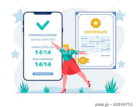 Completing Assignment on Course Brings Certificate 62639753