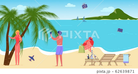 Taking Some Rest with Friends in Summer Resort 62639871
