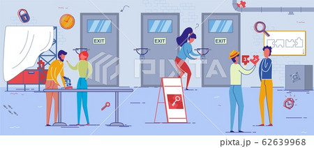 Team Discovering Clues Comparatively in Quest Room 62639968