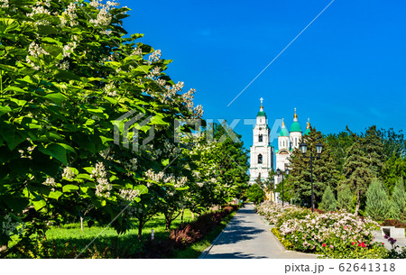 Ascension Cathedral and Bell Tower of the Kremlin in Astrakhan, Russia 62641318