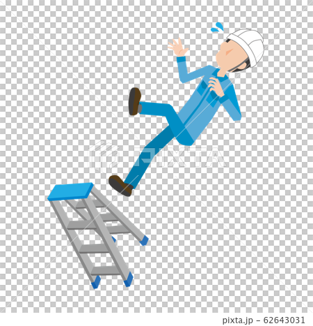 労災 労働災害 作業者 作業員 男性 転落事故 労災 労働災害 作業者 作業員 男性 転落事故 62643031