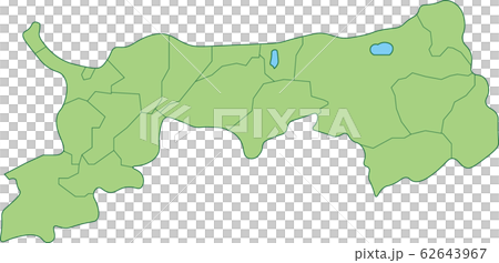 鳥取縣地圖_按市町村 62643967