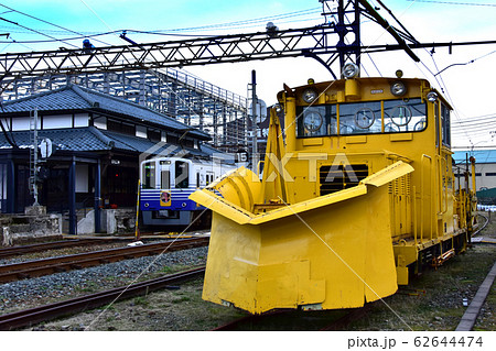勝山駅 えちぜん鉄道 テキ6 ラッセル車 勝山駅 えちぜん鉄道 テキ6 ラッセル車 62644474