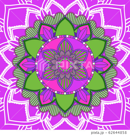 Mandala patterns on pink background Mandala patterns on pink background 62644858