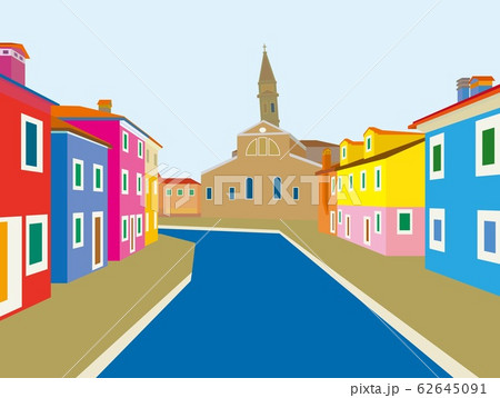 ブラーノ burano ヴェネツィア venezia ブラーノ burano ヴェネツィア venezia 62645091