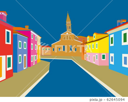 ブラーノ burano ヴェネツィア venezia ブラーノ burano ヴェネツィア venezia 62645094