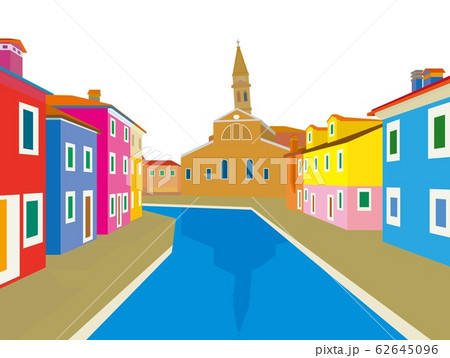 ブラーノ　burano　ヴェネツィア　venezia 62645096